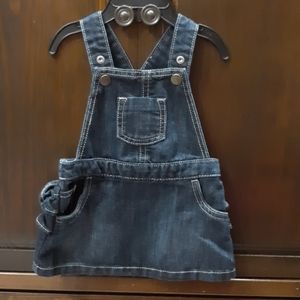 Old Navy Denim Overall Jumper Dress
